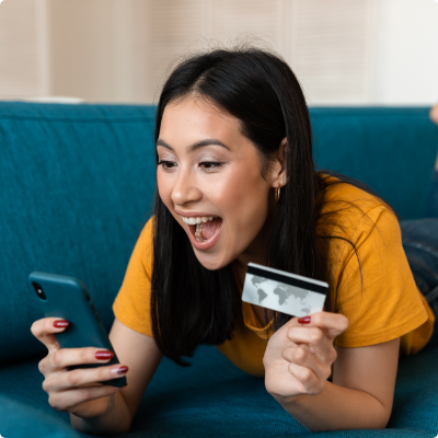 First Digital Tip and Facts Image of woman with credit card